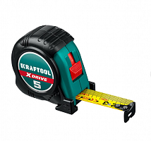 kraftool  x-drive 5м х 25мм, рулетка (34122-05-25), купить metabo, купить husqvarna, купить bosch, купить makita, купить hitachi, купить hikoki, купить oregon, купить stihl