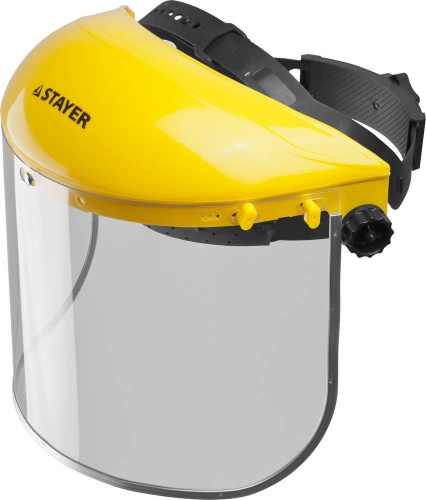 щиток лицевой защитный stayer "master" пластиковое оголовье, разборная конструкция, визор из поликар, купить metabo, купить husqvarna, купить bosch, купить makita, купить hitachi, купить hikoki, купить oregon, купить stihl