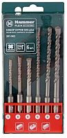 набор буров hammer flex 201-902 dr  sds+ набор no2 5/6/8 x 110, 6/8/10 x 160, 6шт.  , купить metabo, купить husqvarna, купить bosch, купить makita, купить hitachi, купить hikoki, купить oregon, купить stihl