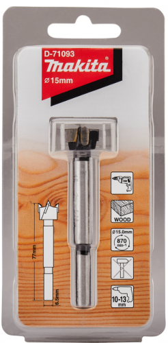 сверло форстнера standard 15x77, купить metabo, купить husqvarna, купить bosch, купить makita, купить hitachi, купить hikoki, купить oregon, купить stihl
