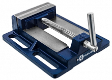 тиски станочные кобальт ширина губок 100 мм,  захват 110 мм, 3 кг, коробка, купить metabo, купить husqvarna, купить bosch, купить makita, купить hitachi, купить hikoki, купить oregon, купить stihl