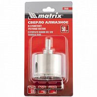 сверло алмазное по керамограниту, 50 х 67 мм, 3-гранный хвостовик// matrix, купить metabo, купить husqvarna, купить bosch, купить makita, купить hitachi, купить hikoki, купить oregon, купить stihl