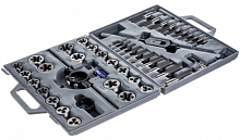 набор №7 метчиков и плашек 45 предметов. m6-m24  9хс  пластик. коробка, купить metabo, купить husqvarna, купить bosch, купить makita, купить hitachi, купить hikoki, купить oregon, купить stihl