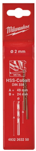 Сверло по металлу HSS-CO 2,0мм (2шт) — купить в интернет-магазине amurinstrument.ru с доставкой по Благовещенску | Каталог с характеристиками и ценами сверло по металлу hss-co 2,0мм (2шт), купить metabo, купить husqvarna, купить bosch, купить makita, купить hitachi, купить hikoki, купить oregon, купить stihl