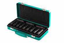 набор ударных глубоких шестигранных торцевых головок 1/2" 10-24 мм в кейсе 12шт.// stels, купить metabo, купить husqvarna, купить bosch, купить makita, купить hitachi, купить hikoki, купить oregon, купить stihl