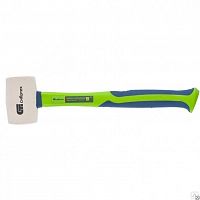 киянка резиновая, 450г, белая резина, фибергласовая рукоятка// сибртех, купить metabo, купить husqvarna, купить bosch, купить makita, купить hitachi, купить hikoki, купить oregon, купить stihl