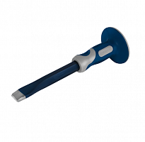 зубило плоское кобальт 19х250 мм, с прорезиненным протектором (249-563), купить metabo, купить husqvarna, купить bosch, купить makita, купить hitachi, купить hikoki, купить oregon, купить stihl