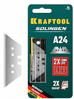 kraftool solingen а24 лезвия трапециевидные, 5 шт, купить metabo, купить husqvarna, купить bosch, купить makita, купить hitachi, купить hikoki, купить oregon, купить stihl