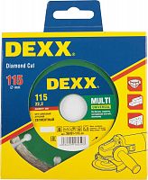 алмазный диск dexx multi universal 115 мм сегментный по бетону, кирпичу, камню, купить metabo, купить husqvarna, купить bosch, купить makita, купить hitachi, купить hikoki, купить oregon, купить stihl