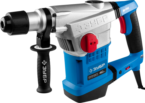 перфоратор зубр зпм-40-1250 эвк профессионал 250-450 об/мин, 1400-2800 уд/мин, 10 дж, 7 кг sds-max, купить metabo, купить husqvarna, купить bosch, купить makita, купить hitachi, купить hikoki, купить oregon, купить stihl